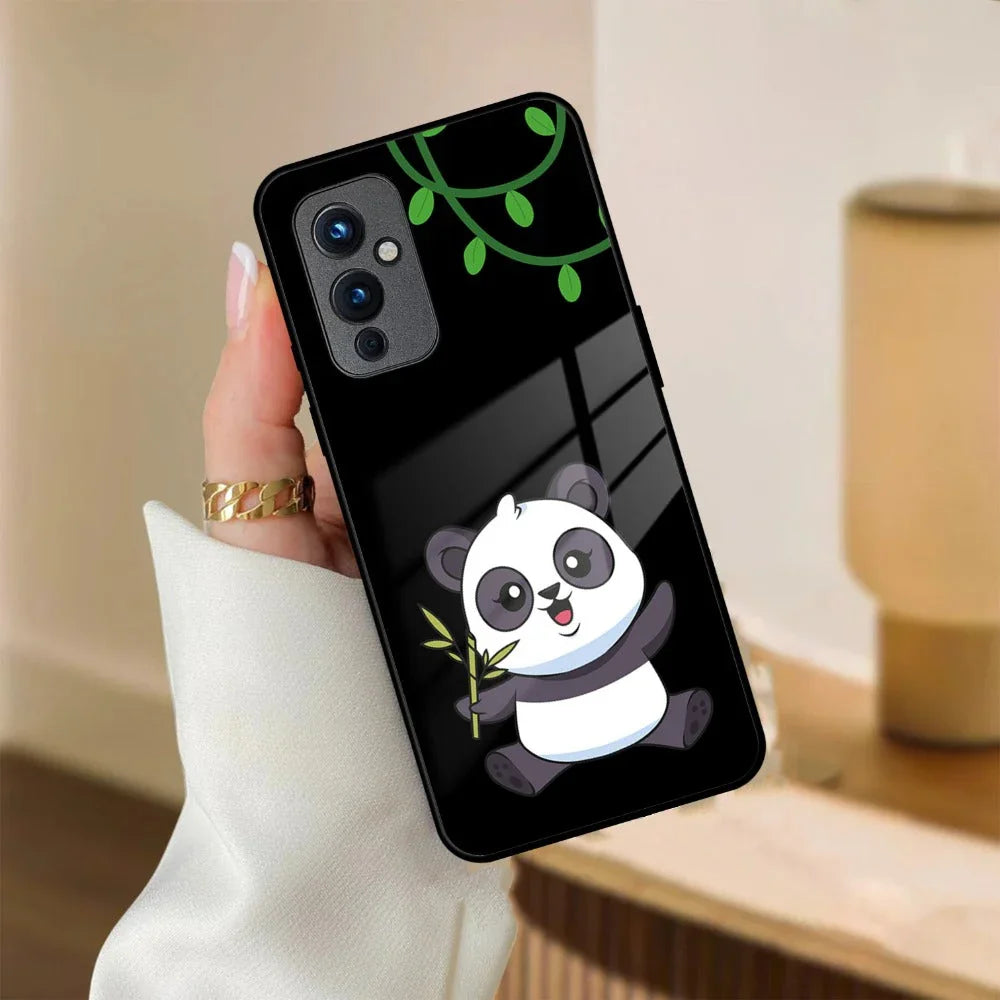 Black Panda Glass Phone Case For OnePlus 10T - ShopOnCliQ