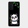 Black Panda Glass Phone Case For Oneplus 9Rt 5G