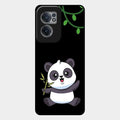 Black Panda Glass Phone Case For Oneplus Nord Ce 2 5G