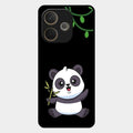 Black Panda Glass Phone Case For Oppo A5 Pro 5G
