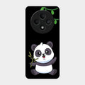 Black Panda Glass Phone Case For Oppo F27 5G