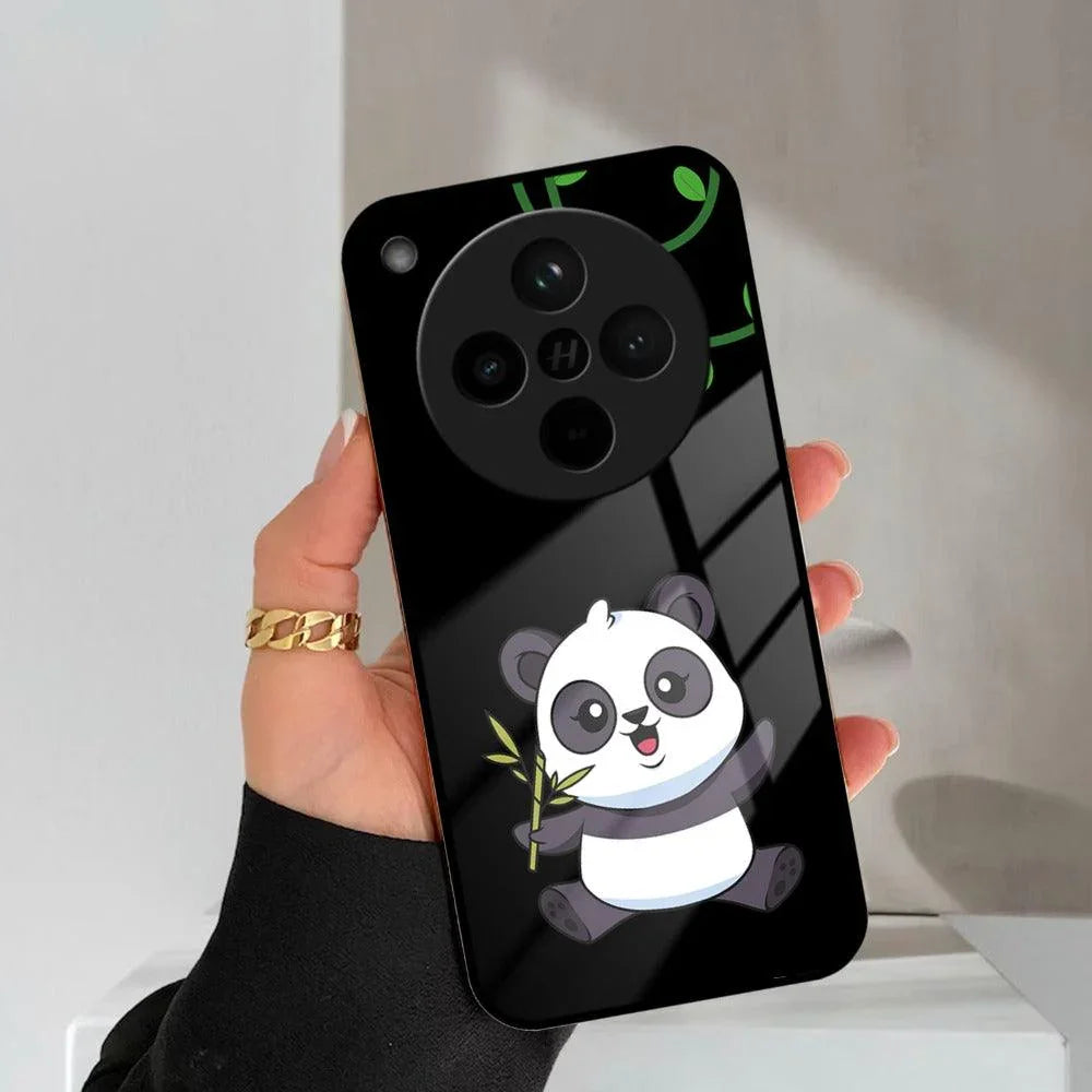 Black Panda Glass Phone Case For Oppo - ShopOnCliQ