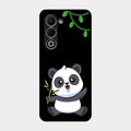 Black Panda Glass Phone Case For Oppo K13X 5G