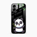 Black Panda Glass Phone Case For Oppo K14x 5G