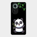 Black Panda Glass Phone Case For Oppo Reno 11 5G