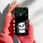 Black Panda Glass Phone Case For Oppo - ShopOnCliQ