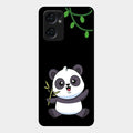 Black Panda Glass Phone Case For Oppo Reno 7 5G