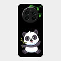 Black Panda Glass Phone Case For Realme 12 Plus 5G