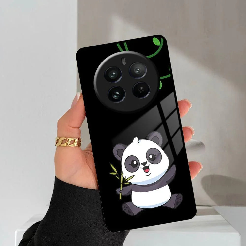 Black Panda Glass Phone Case For Realme/Narzo - ShopOnCliQ