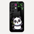 Black Panda Glass Phone Case For Realme 15X 5G