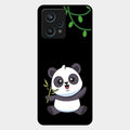 Black Panda Glass Phone Case For Realme 9 Pro Plus 5G