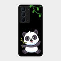 Black Panda Glass Phone Case For Realme Narzo 80X 5G