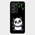 Black Panda Glass Phone Case For Realme P3 Lite 5G