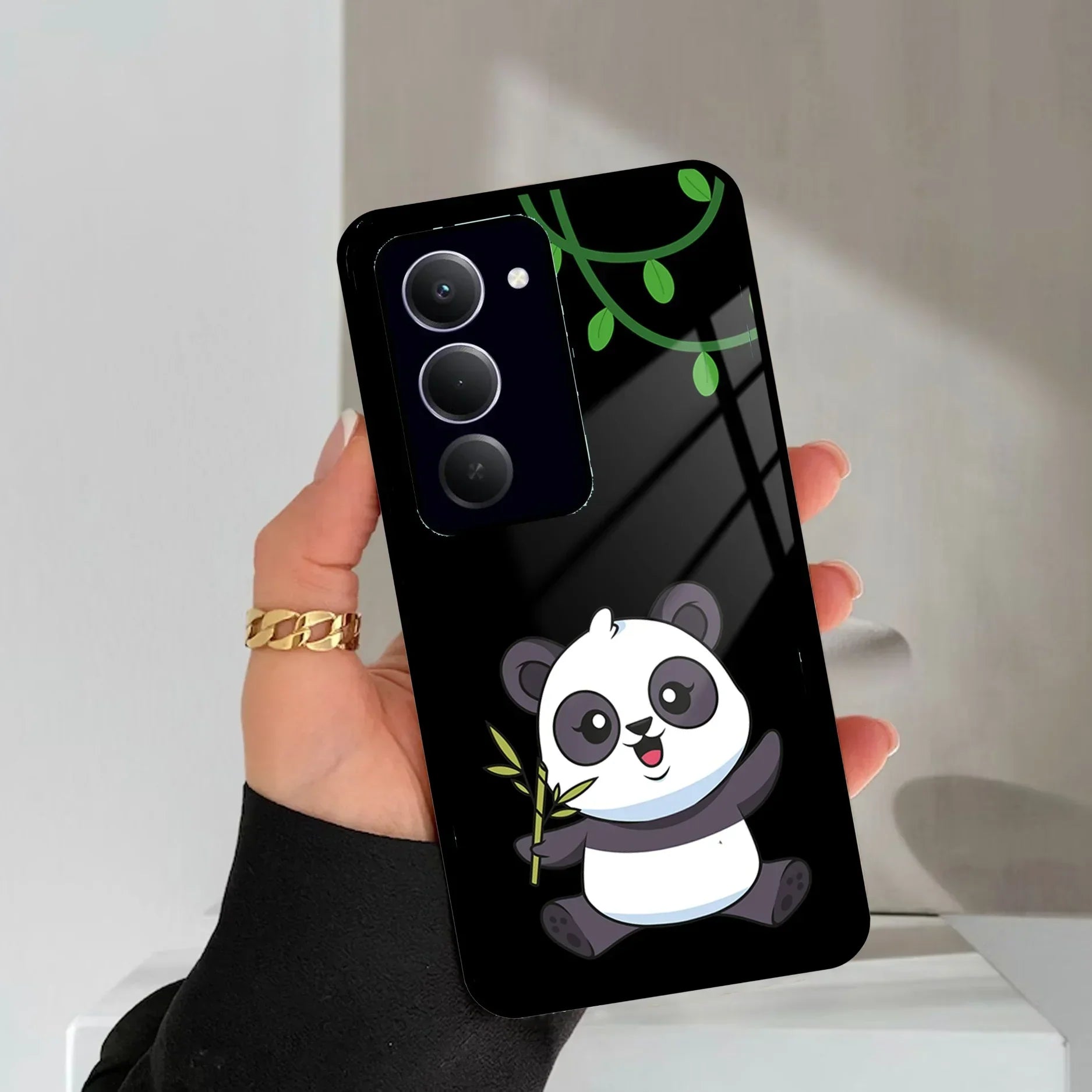 Black Panda Glass Phone Case For Redmi/Xiaomi - ShopOnCliQ