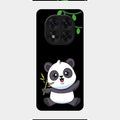 Black Panda Glass Phone Case For Redmi Note 14 Pro 5G