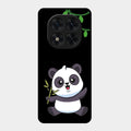 Black Panda Glass Phone Case For Redmi Note 15 Pro Plus 5G