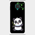 Black Panda Glass Phone Case For Redmi Note 9 Pro