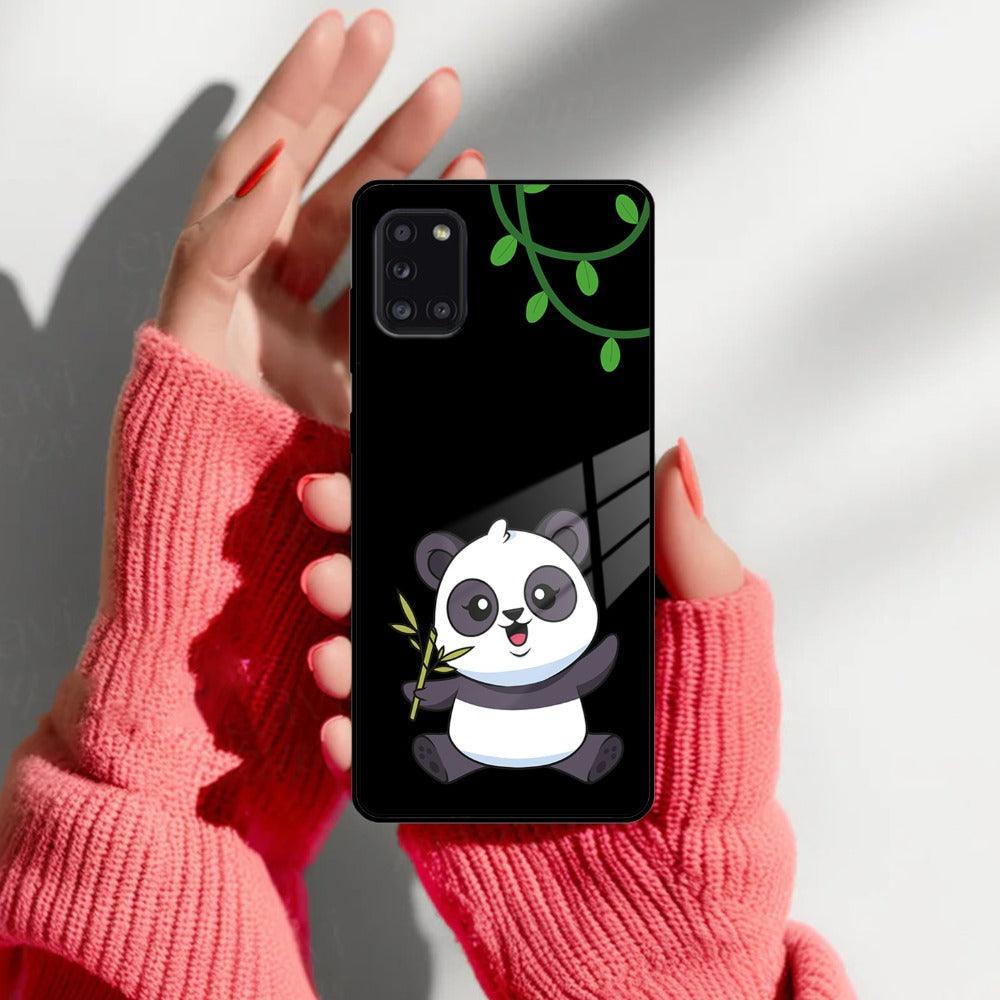 Black Panda Glass Phone Case For Samsung - ShopOnCliQ