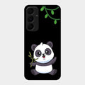 Black Panda Glass Phone Case For Samsung Galaxy A35 5G
