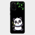 Black Panda Glass Phone Case For Samsung Galaxy S20 Plus