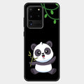 Black Panda Glass Phone Case For Samsung Galaxy S20 Ultra