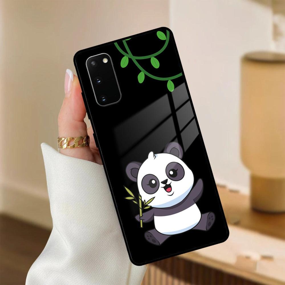 Black Panda Glass Phone Case For Samsung - ShopOnCliQ