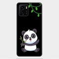 Black Panda Glass Phone Case For Vivo Y01