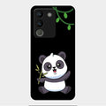 Black Panda Glass Phone Case For Vivo Y200 5G