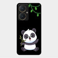 Black Panda Glass Phone Case For Vivo Y27