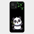 Black Panda Glass Phone Case For Xiaomi Mi 11 Lite