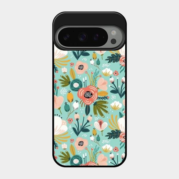 bloom carnival Glass case Cover for Google Pixel 9 Pro 5G