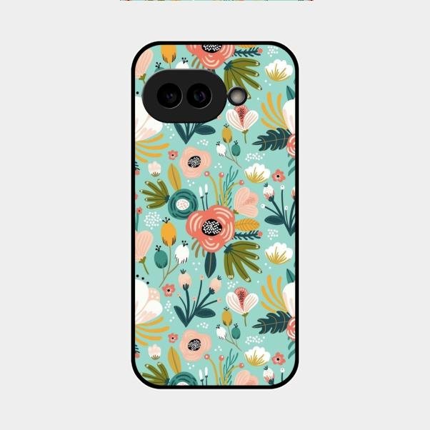 bloom carnival Glass case Cover for Google Pixel 9A 5G