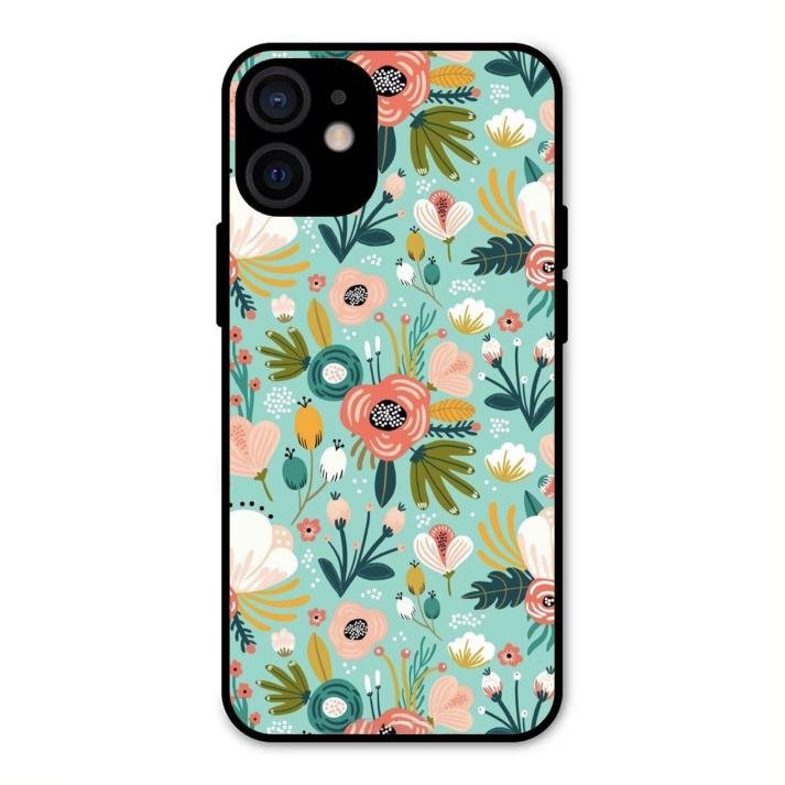 bloom carnival Glass case Cover for iPhone 12 mini