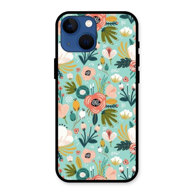 bloom carnival Glass case Cover for iPhone 13 mini