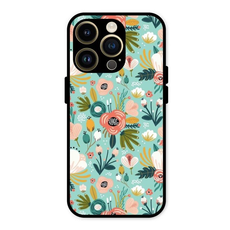 bloom carnival Glass case Cover for iPhone 14 Pro