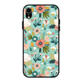 bloom carnival Glass case Cover for iPhone XR