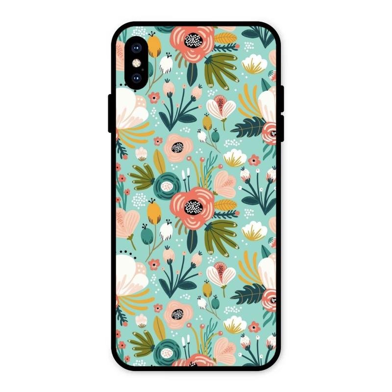 bloom carnival Glass case Cover for iPhone XS Max