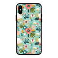bloom carnival Glass case Cover for iPhone XS