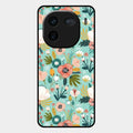 bloom carnival Glass case Cover for Iqoo 12 5G