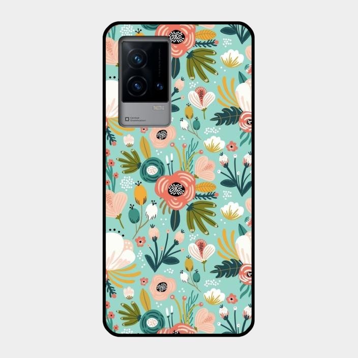 bloom carnival Glass case Cover for Iqoo 9 5G