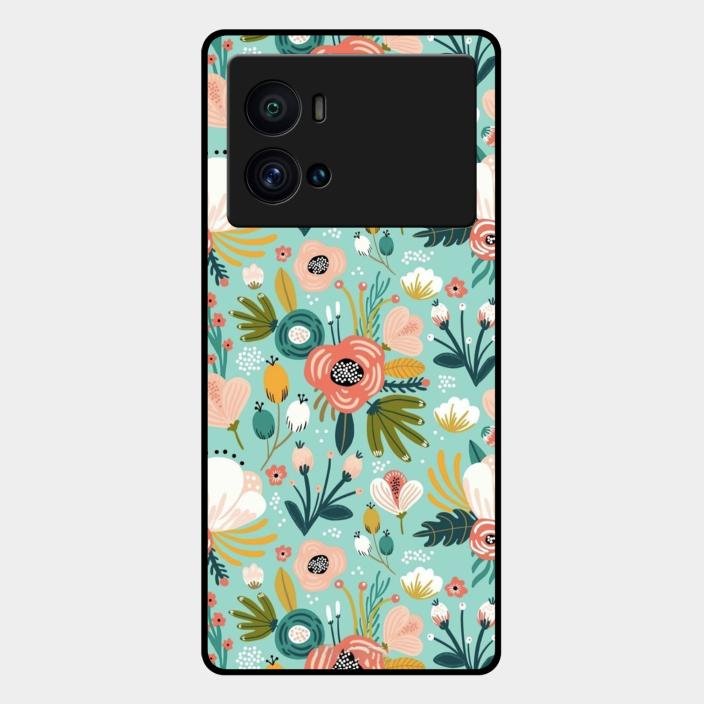 bloom carnival Glass case Cover for Iqoo 9 Pro 5G