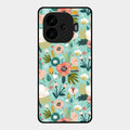 bloom carnival Glass case Cover for Iqoo Neo 10R 5G