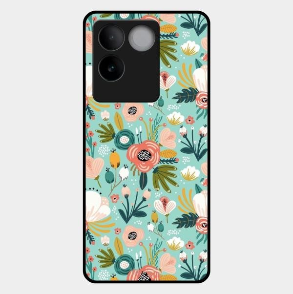 bloom carnival Glass case Cover for Iqoo Z7 Pro 5G