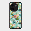 bloom carnival Glass case Cover for Iqoo Z9S Pro 5G