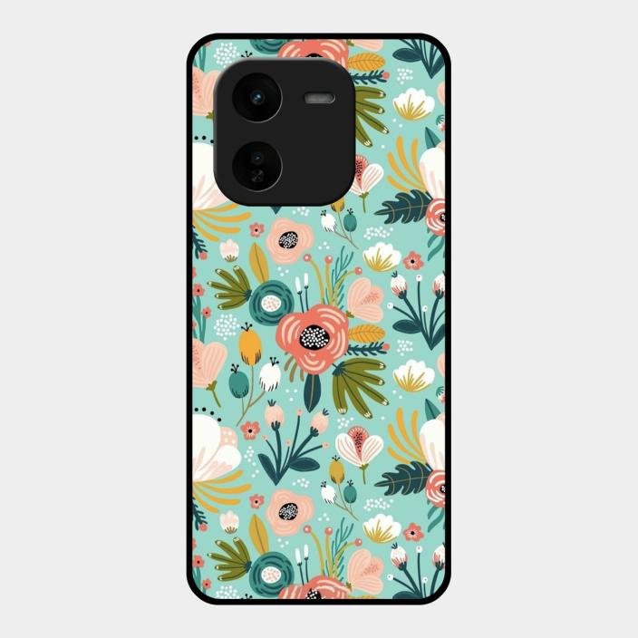 bloom carnival Glass case Cover for Iqoo Z9X 5G