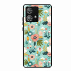 bloom carnival Glass case Cover for Motorola Edge 40 5G