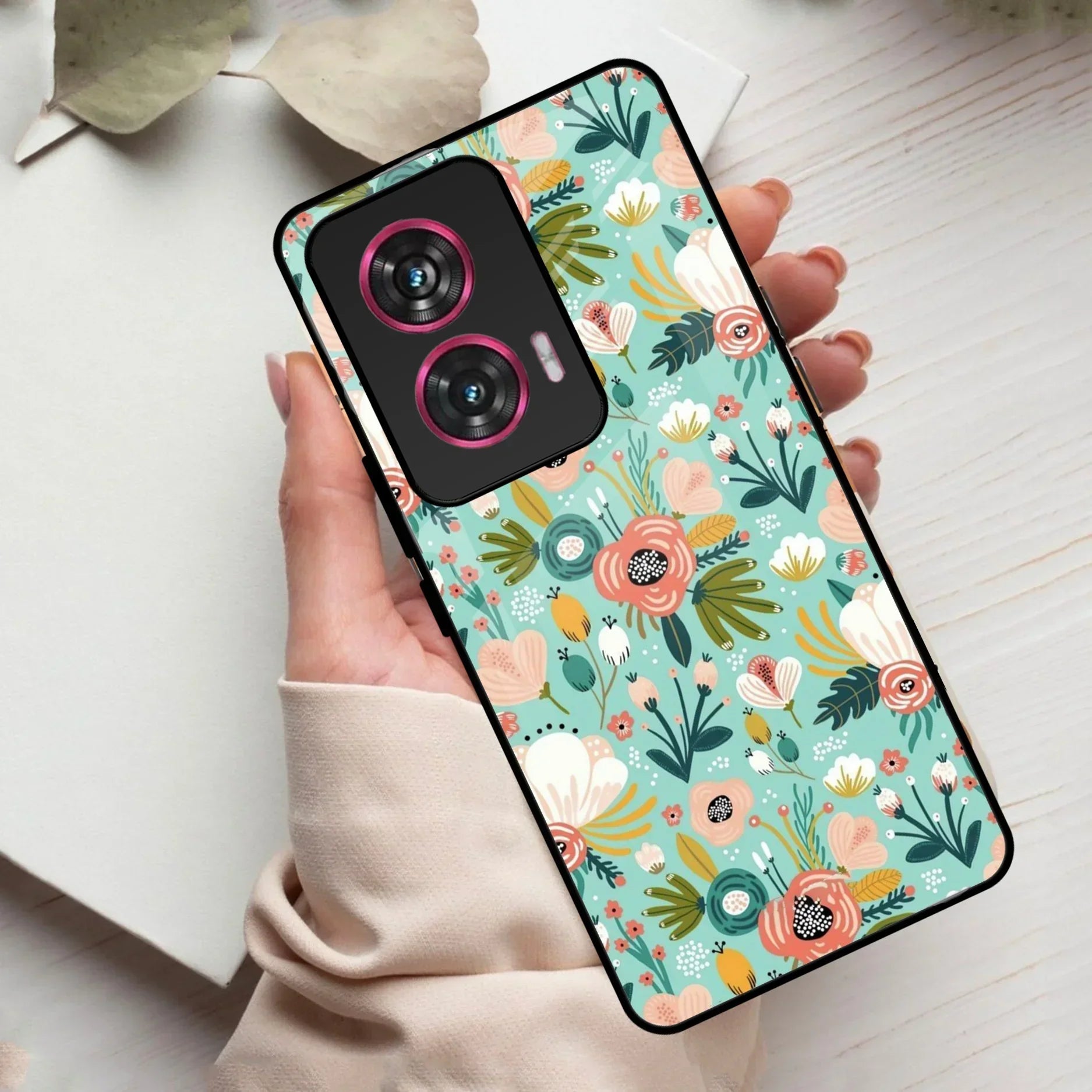 Bloom Carnival Glass Case Cover For Motorola - ShopOnCliQ