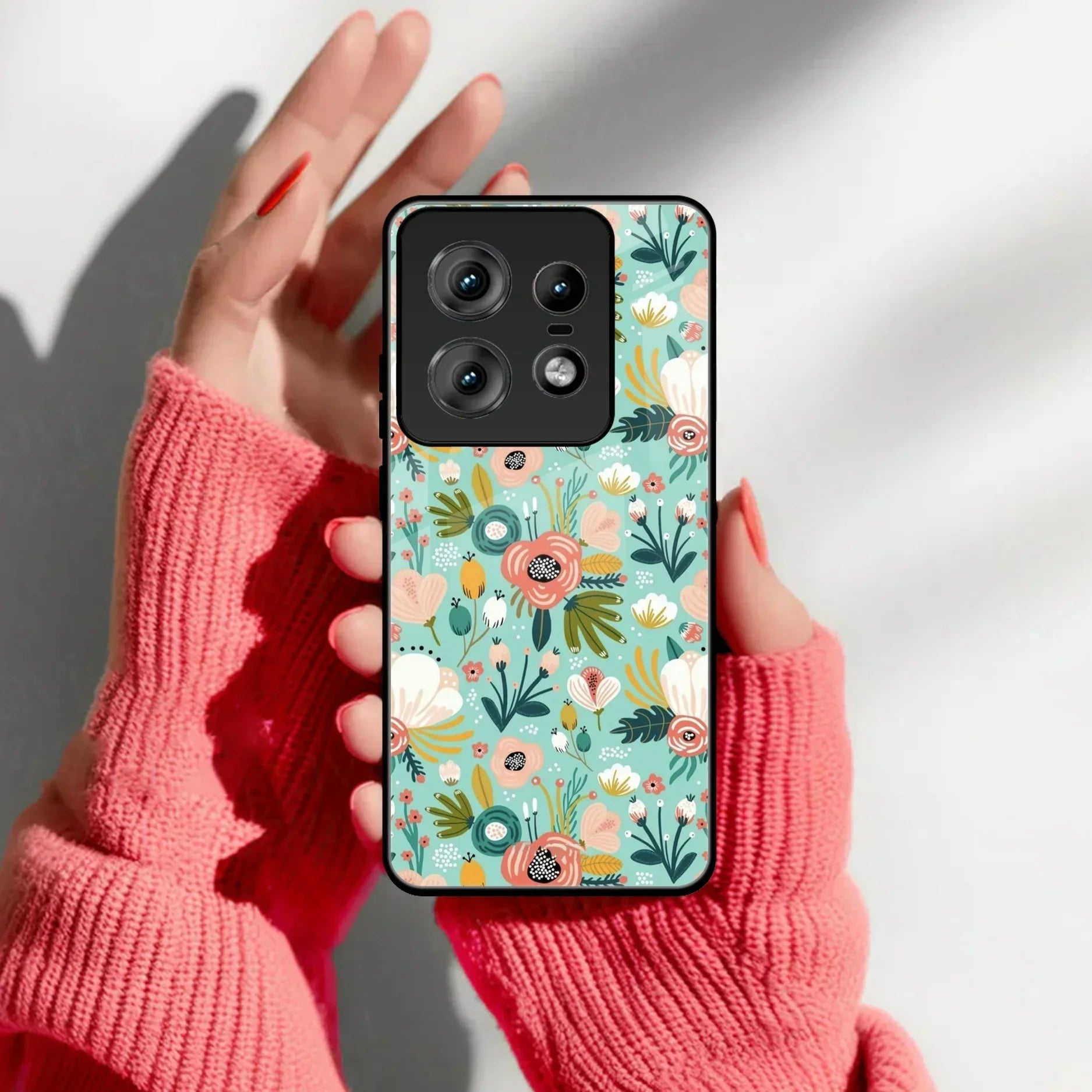 Bloom Carnival Glass Case Cover For Motorola - ShopOnCliQ