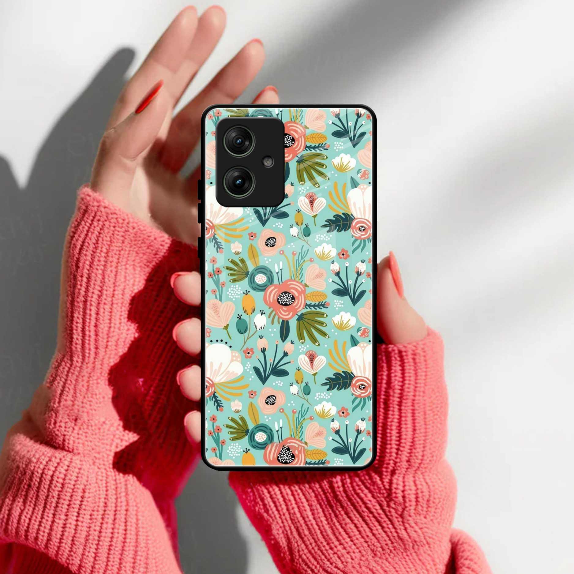 Bloom Carnival Glass Case Cover For Motorola