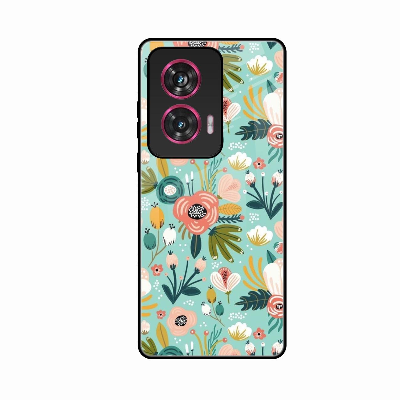 bloom carnival Glass case Cover for Motorola G96 5G